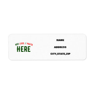 ETIQUETA PERSONALIZABLE MODERNO ESTILO BLANCO VERIFICADO MA