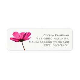 Etiqueta Personalizable Moderno Flower Flower Flower Bonita