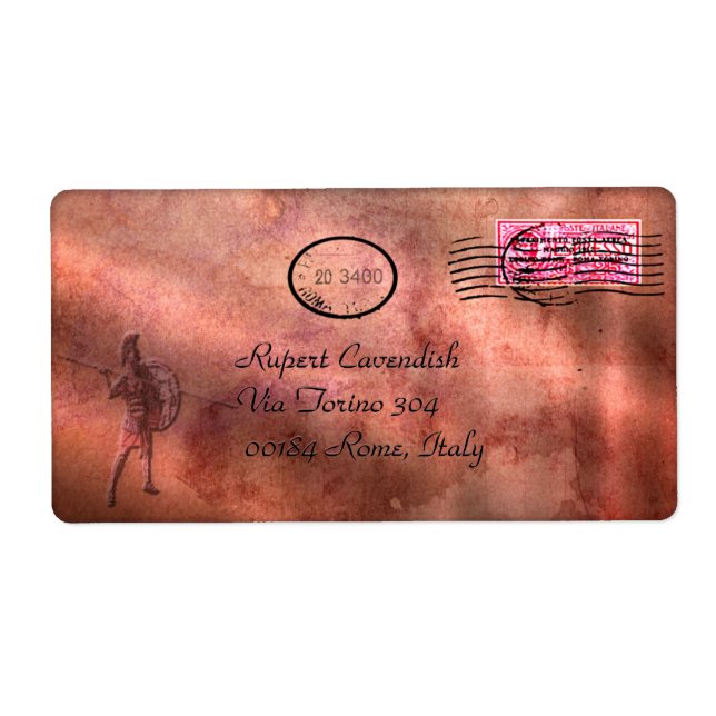 Etiqueta Personalizable Romera (Frente)