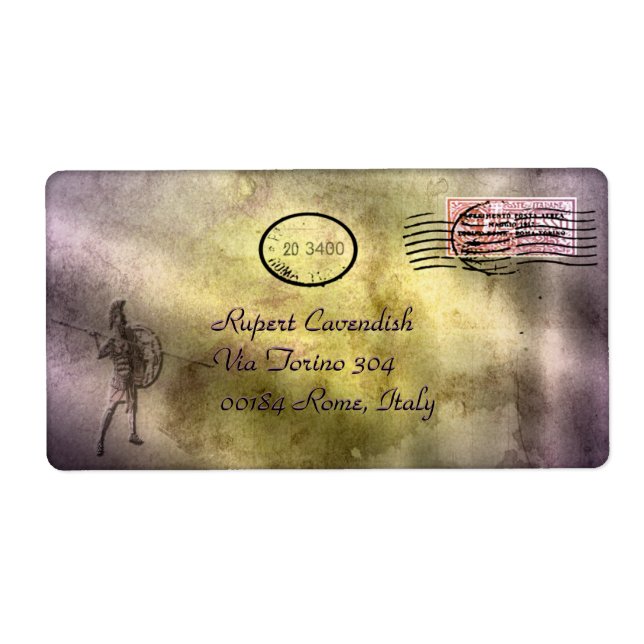 Etiqueta Personalizable Romera Verbicaro (Frente)