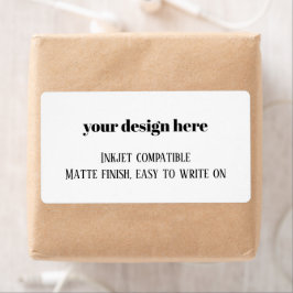 Etiqueta Personalización o Personalizar