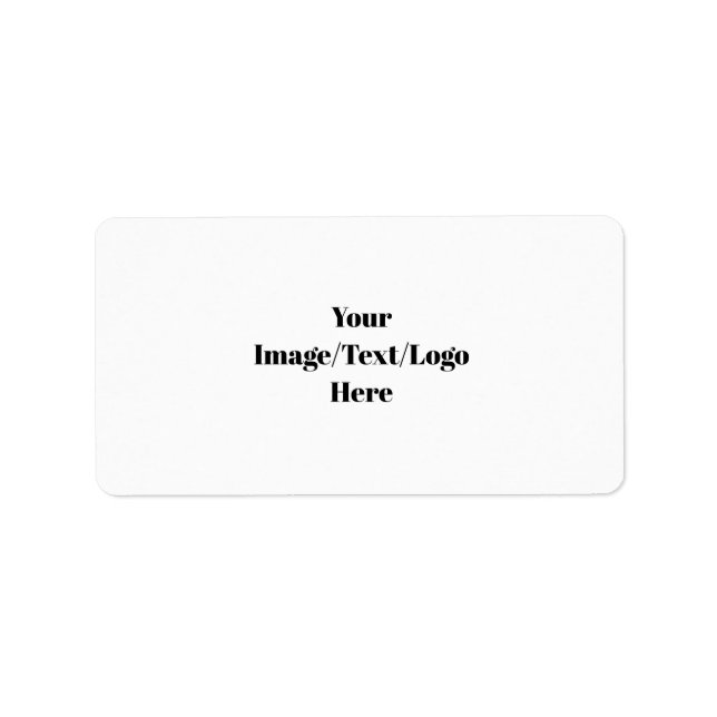 Etiqueta Personalización o Personalizar (Frente)