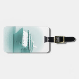 Etiqueta personalizada barco de cruceros del