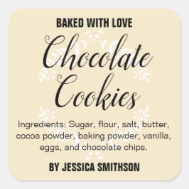 Etiqueta personalizada casera de personalizado HM0