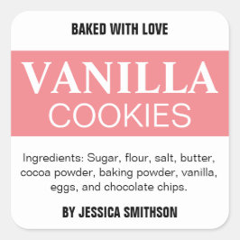 Etiqueta personalizada casera de personalizado HM0