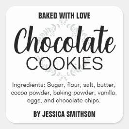 Etiqueta personalizada casera de personalizado HM0