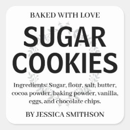 Etiqueta personalizada casera de personalizado HM0