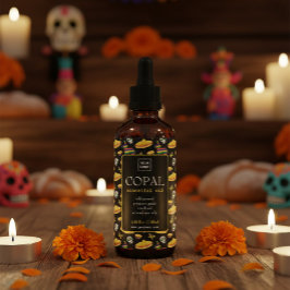 Etiqueta personalizada de aceite de copal para Día