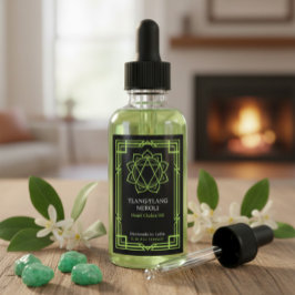 Etiqueta personalizada de aceite esencial Anahata