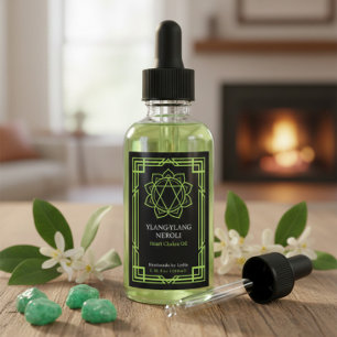 Etiqueta personalizada de aceite esencial Anahata