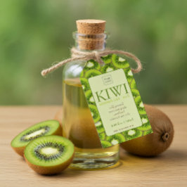 Etiqueta Personalizada de Aceite Esencial de Kiwi
