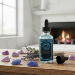 Etiqueta personalizada de aceite esencial del Chak