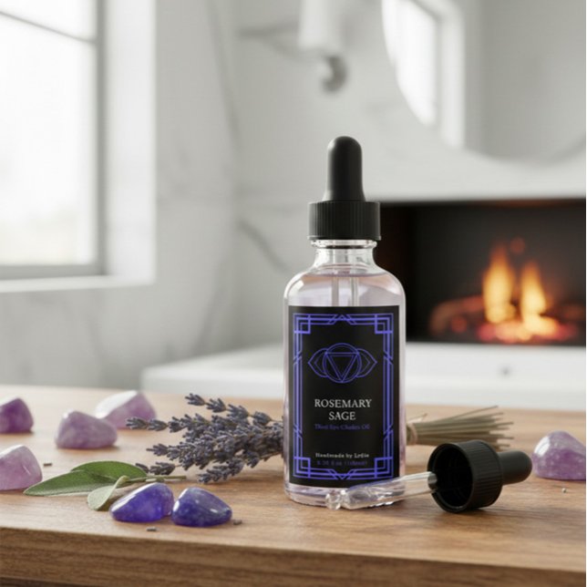 Etiqueta personalizada de aceite esencial del Terc (Subido por el creador)