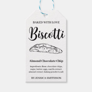 Etiqueta personalizada de Biscotti casero BIS001ta
