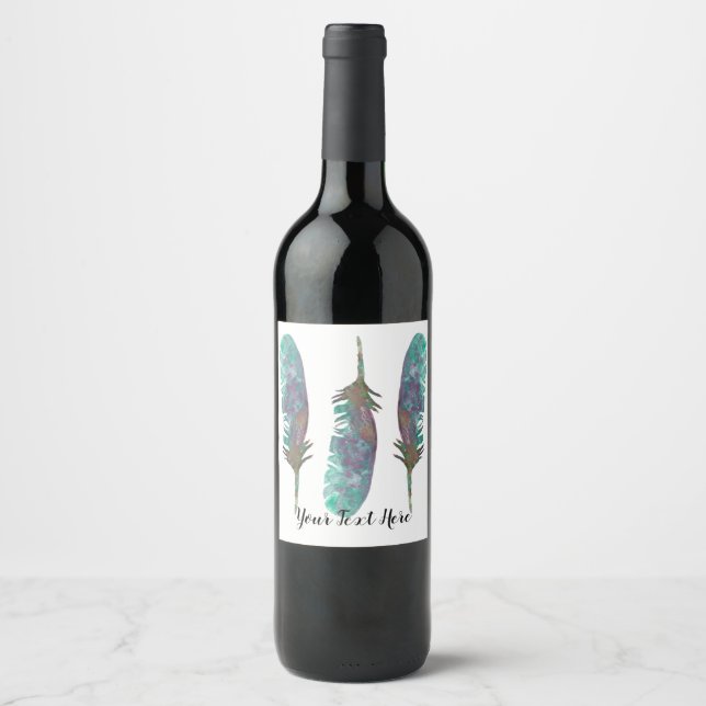 Etiqueta personalizada de botellas de vino para pl (Anverso)