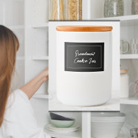 Etiqueta personalizada de cookie, gallo de galleta