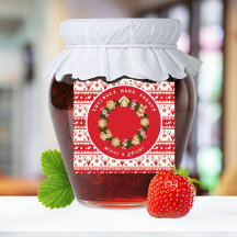 Etiqueta personalizada de dulces para Navidades