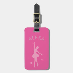 Etiqueta personalizada de equipaje de Ballerina pa