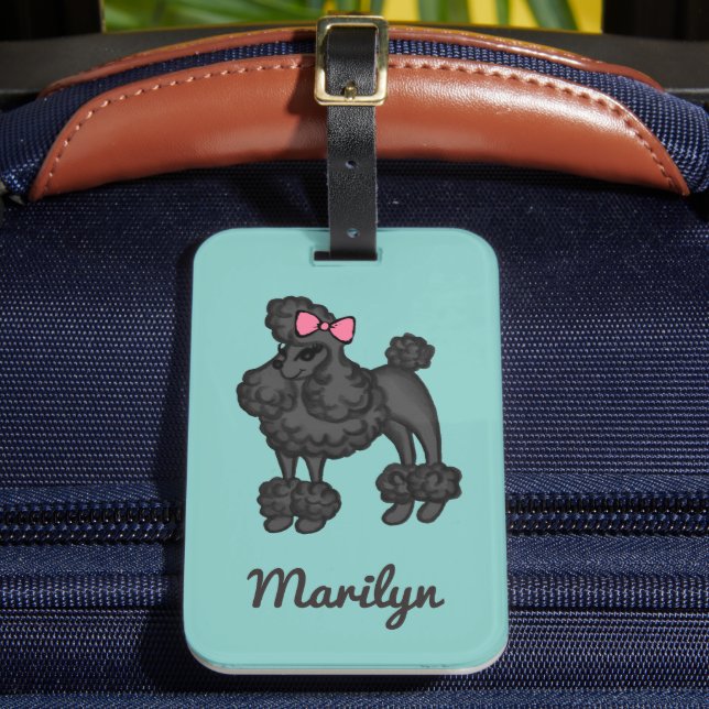 Etiqueta personalizada de equipaje de bolsillo fra (Anverso In situ 2)