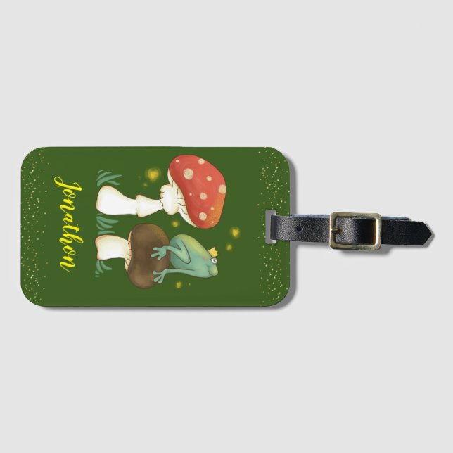 Etiqueta personalizada de equipaje de príncipe de  (Anverso horizontal)