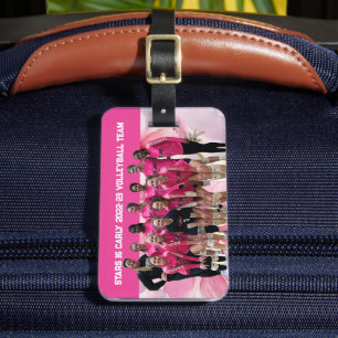 Etiqueta personalizada de equipaje de voleibol