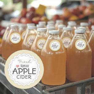 Etiqueta personalizada de la manteca de manzana ca