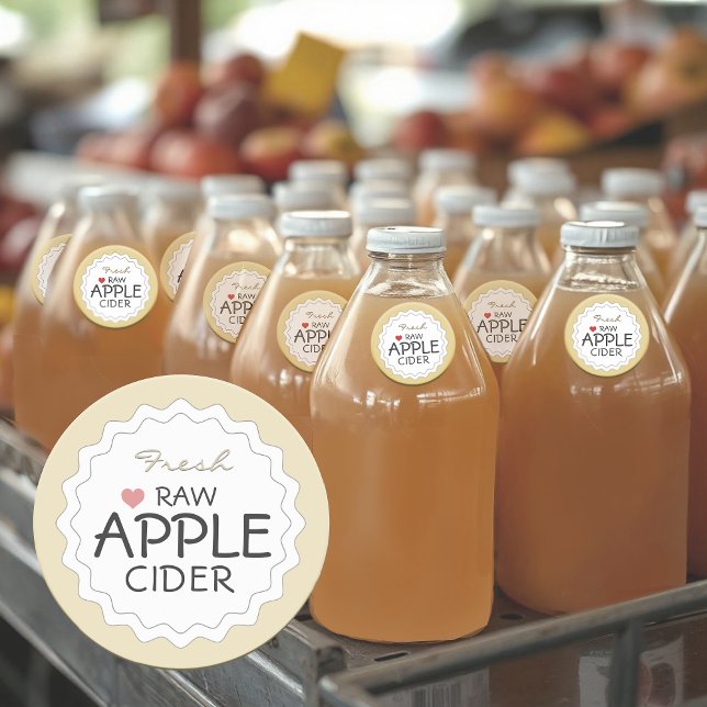 Etiqueta personalizada de la manteca de manzana ca (Subido por el creador)
