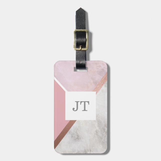 Etiqueta personalizada de maletas con efecto de má (Frente Vertical)