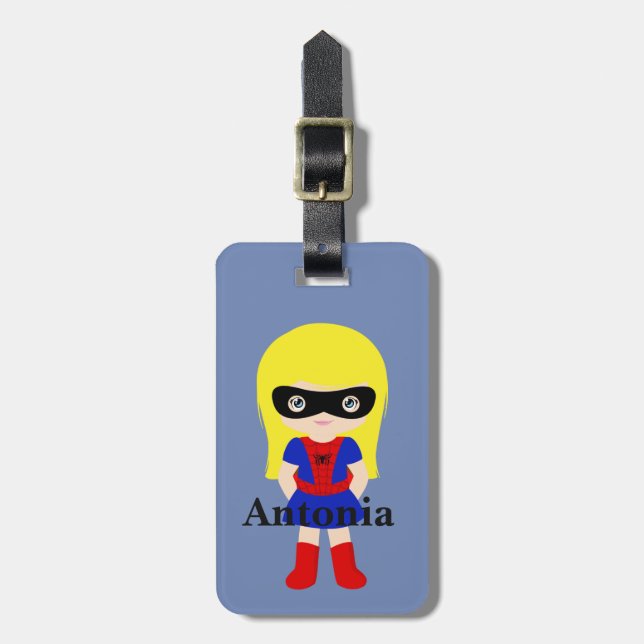 Etiqueta personalizada de maletas para niños de la (Frente Vertical)