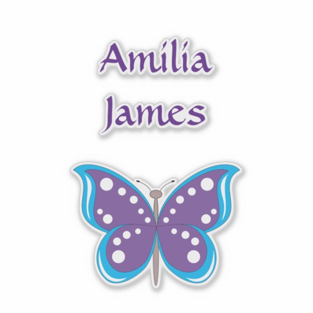 Etiqueta personalizada de niños divertidos (Anverso)