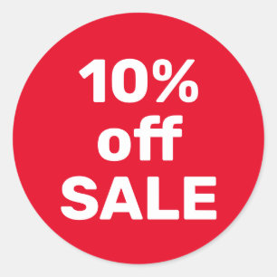 ETIQUETA PERSONALIZADA DE Oferta 10% DE DESCUENTO 