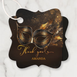 Etiqueta personalizada de Personalizable de Masque