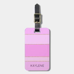 Etiqueta personalizada de portaequipajes con banda