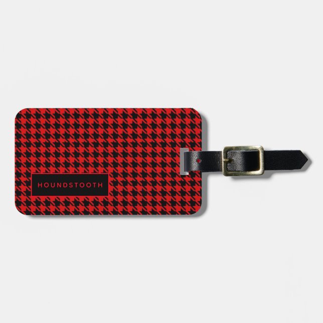 Etiqueta personalizada de portaequipajes de Hounds (Frente Horizontal)