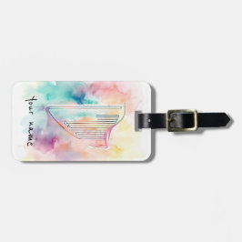 Etiqueta personalizada de portaequipajes Harp de c