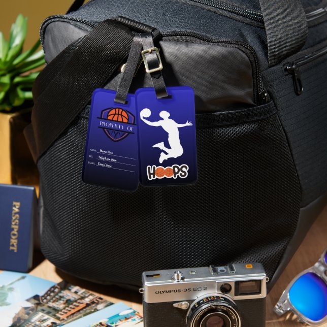 Etiqueta personalizada de portaequipajes temáticos (Anverso & Reverso)