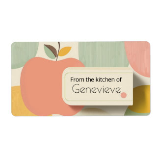 Etiqueta personalizada de productos horneados - in