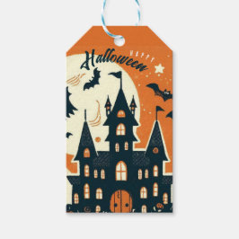 Etiqueta personalizada de regalo de Castillo de Ha