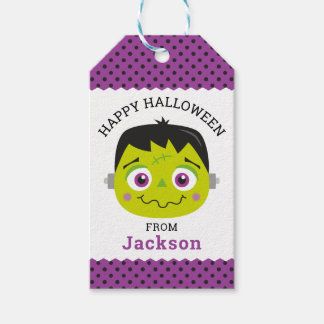 Etiqueta personalizada de regalo de Halloween Mons
