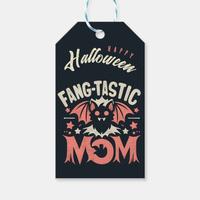 Etiqueta personalizada de regalo de mamá con funci (Anverso)