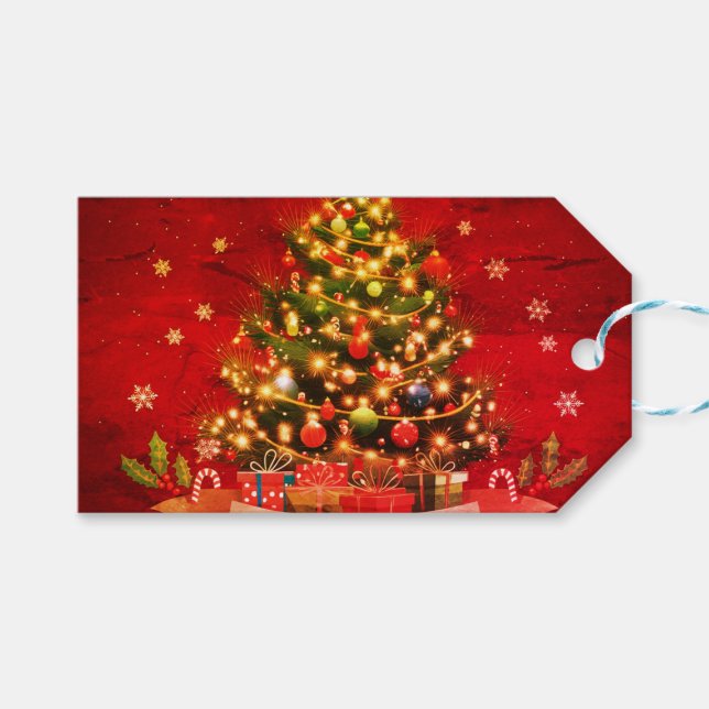 Etiqueta personalizada de regalo de Personalizable (Frente (Horizontal))