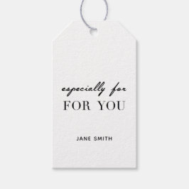 Etiqueta personalizada de regalo "Especialmente pa
