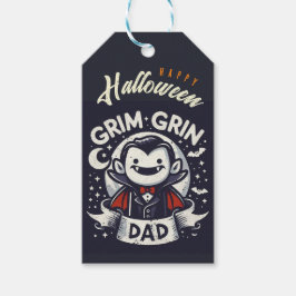 Etiqueta personalizada de regalo Grim Grin Dad