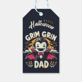 Etiqueta personalizada de regalo Grim Grin Dad