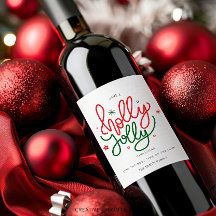 Etiqueta personalizada de vino de regalo para Navi