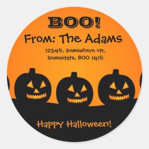 Etiqueta personalizada/del feliz Halloween/de las