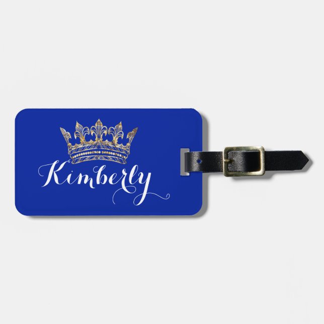 Etiqueta personalizada efecto del equipaje de la (Frente Horizontal)