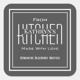 Etiqueta personalizada "From Kitchen"