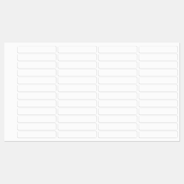 Etiqueta personalizada impermeable para todas las  (Hoja)