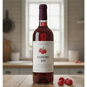 Etiqueta Personalizada para Botella de Vino de Fra